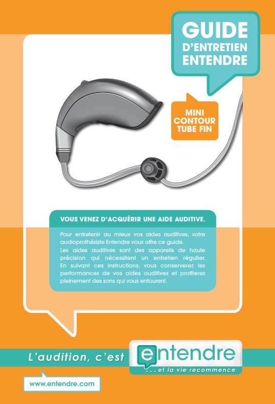 Guide d'entretien appareils auditifs